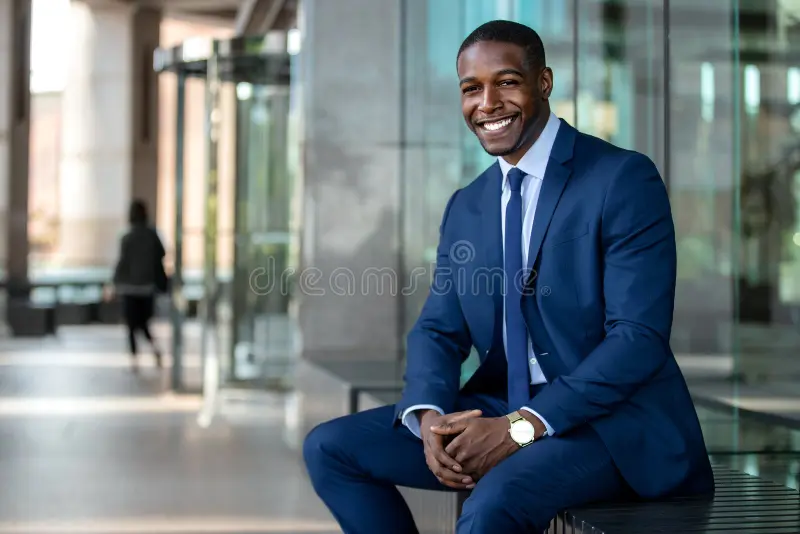 handsome-stylish-modern-african-american-business-man-entrepreneur-executive-sitting-outside-office-cheerful-smile-155856257